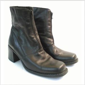 💖La CANADIENNE Montreal Sz 9.5 Black Leather Boots